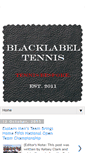 Mobile Screenshot of blacklabeltennis.com